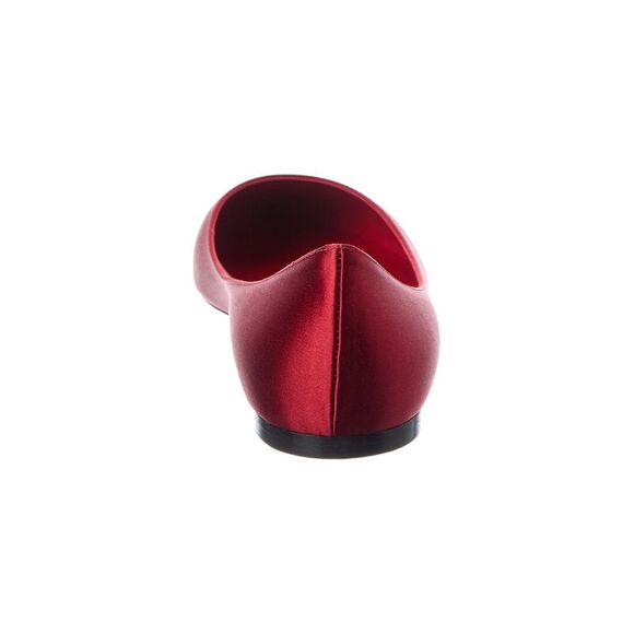 Jimmy Choo Love Satin Ballerina Flat, Red